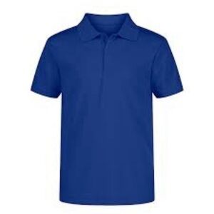 Boys IZOD Performance Short Sleeve Polo Shirt -Royal Blue Size L 14/16